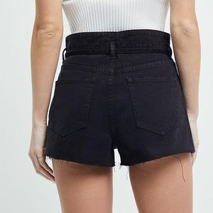 Pacsun Black Mom Shorts NWT 🖤 Tie Belt included